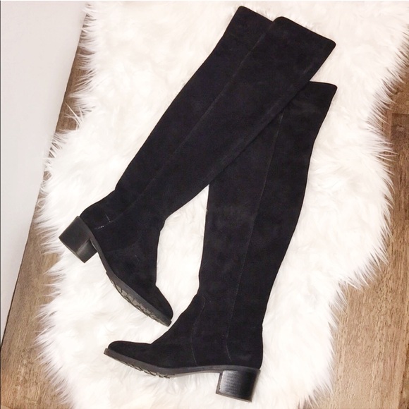 Black Suede Boots - Picture 3 of 6
